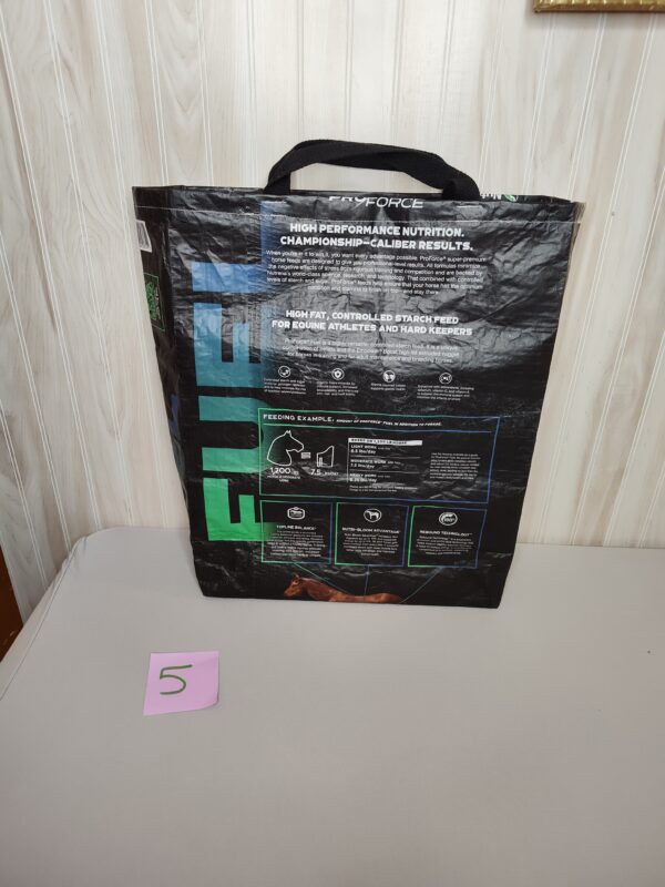 5.Recycled Feed Bag Tote | Reusable Grocery Bag | Recycled Tote Bag | Upcycled Bag - Image 7