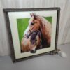 Rustic Lariat Rope Framed Horse Picture  Horses Wall Art Handmade Equestrian Gift - Image 3